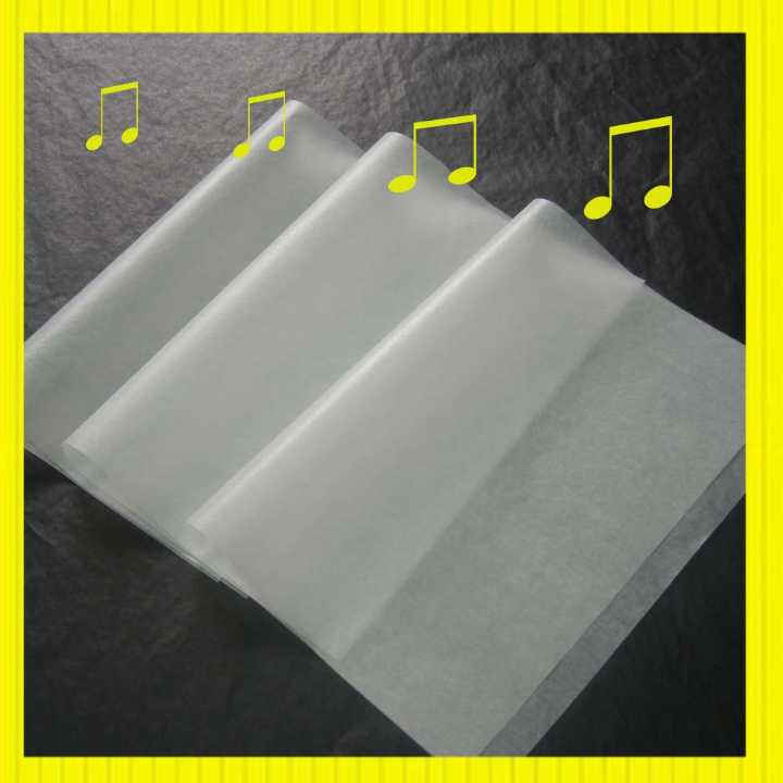 White Glassine Paper